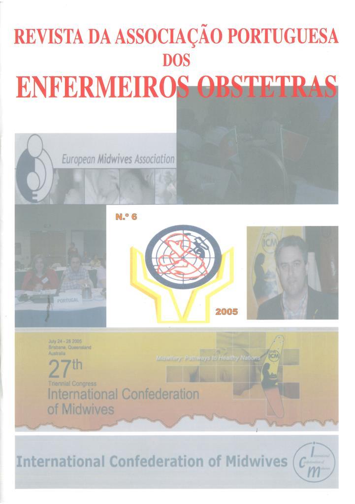 					Ver N.º 6 (2005): Revista da Associação Portuguesa de Enfermeiros Obstetras
				